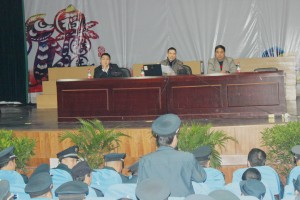 溫州國泰保安服務(wù)有限公司召開金融保安隊(duì)伍安全工作會議
